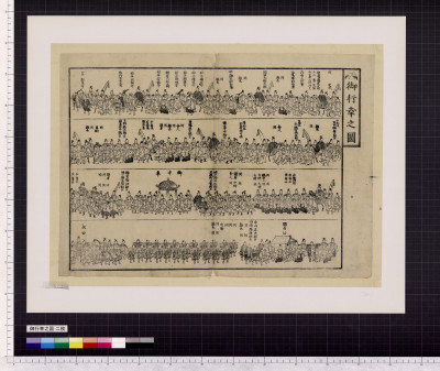 御行幸之図 : 二枚