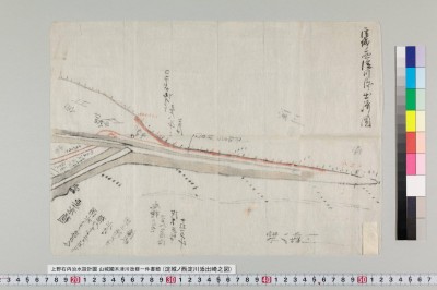 淀城ノ西淀川添出崎之図
